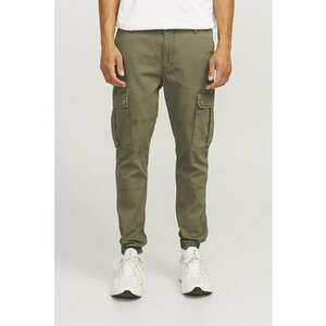 Pantaloni cargo uni - Verde masliniu imagine