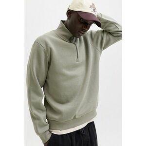 Bluza de trening cu fenta cu fermoar - Verde pal imagine
