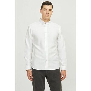 Camasa regular fit cu guler Oxford - Alb imagine