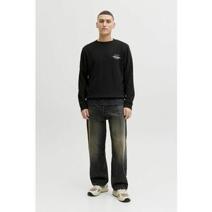 Bluza de trening din amestec de bumbac organic cu logo discret - Negru imagine