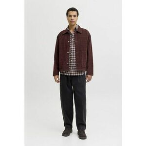Pantaloni barrel fit de bumbac organic - Negru imagine