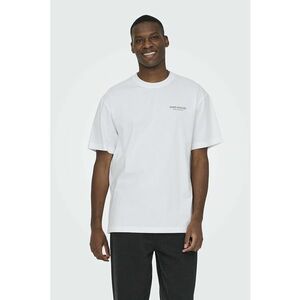 Tricou relaxed fit de bumbac organic cu imprimeu - Portocaliu/Alb optic imagine