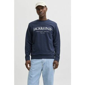 Bluza de trening cu imprimeu logo - mansete si terminatii elastice - Bleumarin imagine