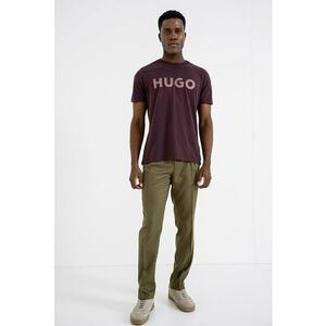 Tricou regular fit cu logo - Violet imagine
