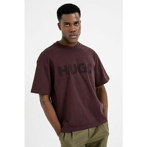 Tricou supradimensionat cu decolteu la baza gatului Dinkee - Violet aubergine imagine