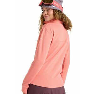 Bluza cu fermoar si buzunare pentru ski Vertere - Roz somon imagine