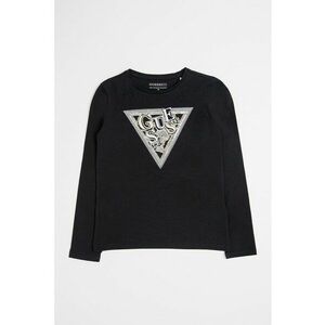 Bluza cu imprimeu logo cu paiete - Negru imagine