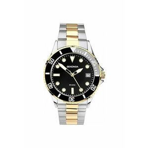 Ceas Barbati Classic S-1673.00 - quartz - 38mm - bratara inox - culoare negru imagine
