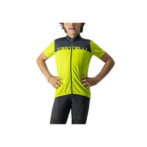 Tricou ciclism copii Neo Prologo Bleumarin/Lime - Verde lime/Bleumarin imagine