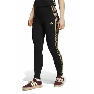 Colanti din amestec de bumbac cu detaliu logo - Negru/Maro camel imagine