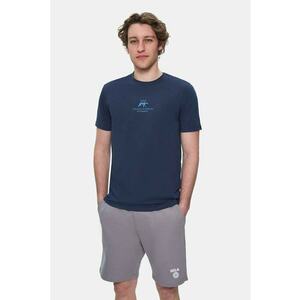 Tricou regular fit cu detaliu logo Fabio - Bleumarin imagine