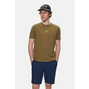 Tricou regular fit cu detaliu logo Fabio - Verde imagine