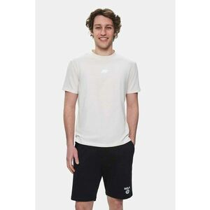 Tricou regular fit cu detaliu logo Fabio - Alb imagine