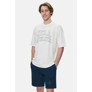 Tricou alb cu imprimeu logo imagine