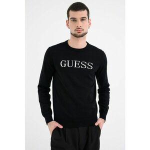 Pulover slim fit cu logo - Negru imagine