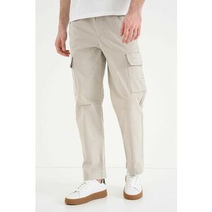 Pantaloni cargo regular fit - Grej imagine