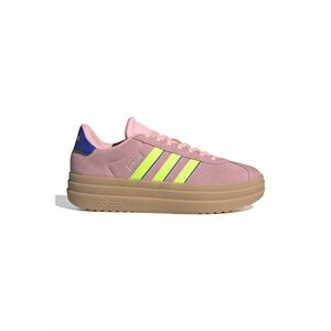 Pantofi sport VL Court Bold flatform din piele intoarsa - Roz prafuit imagine