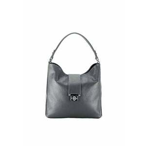 Geanta gri din piele naturala 8963 124 11420 - Gri imagine