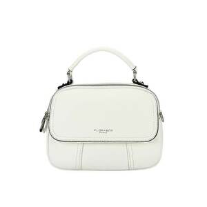 Geanta dama cu maner Flora&Co B-F8511 M7 - Alb - 18x22x9 imagine