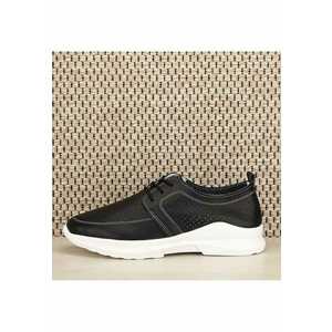 Pantofi piele naturala Angela negri M4 7690 - Negru imagine