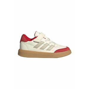 Pantofi sport cu model colorblock - Rosu inchis/Crem imagine
