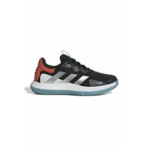 Pantofi low-cut pentru tenis SoleMatch Control M - Negru/Argintiu imagine