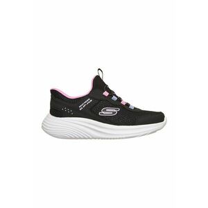 Pantofi sport slip-ins Bounder Pro de plasa cu garnituri sintetice - Albastru pastel/Negru/Roz pastel imagine