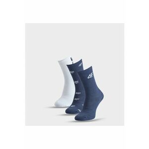 Set 3 x Perechi sosete pentru baieti - albastru-alb - 32-34 - bumbac imagine