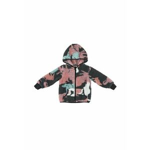 Jacheta Teddy colorata - Flexible - Negru Roz - Mint - Unisex - pentru fetite sau baietei - Negru imagine