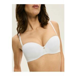 Sutien push-up model Raffen - alb - material neted - bretele detasabile - imagine