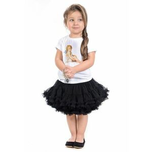 Tricou din bumbac cu imprimeu grafic - Alb/Bej inchis imagine