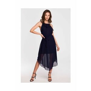Rochie Dama - Poliester/Bumbac - Albastru imagine