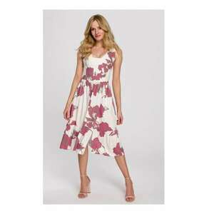 Rochie dama - Decolteu - Eleganta - Maneca lunga - Poliester/Bumbac - Verde - Negru imagine
