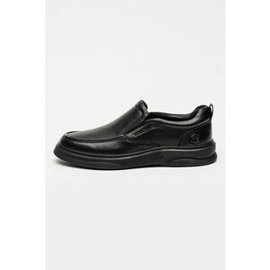 Pantofi slip-on din piele Poinc - Negru imagine