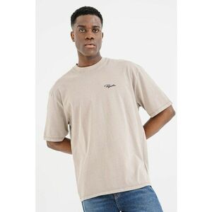 Tricou lejer de bumbac - Negru/Gri deschis imagine