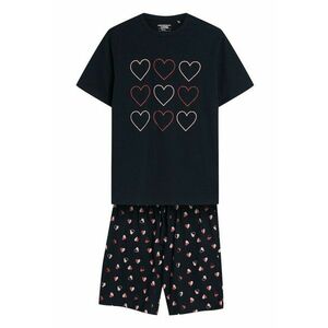 Pijama barbati Sweet negru-roz imagine