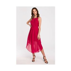 Rochie Dama - Poliester/Bumbac - Fucsia imagine