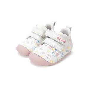 Pantofi sport copii din piele naturala S015-61675A - Alb imagine