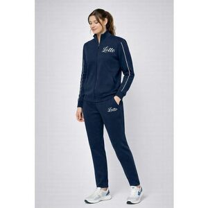 Trening dama LA6077 - set sport cu bluza si pantaloni Albastru imagine