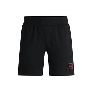 Pantaloni scurti cu logo - Negru imagine