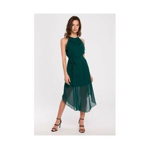Rochie Dama - Poliester/Bumbac - Verde imagine