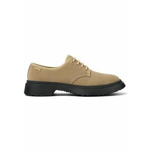 Pantofi derby de piele intoarsa Walden 1681 - Bej imagine