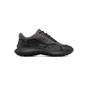 Pantofi sport de piele si material textil CRCLR 8587 - Maro imagine