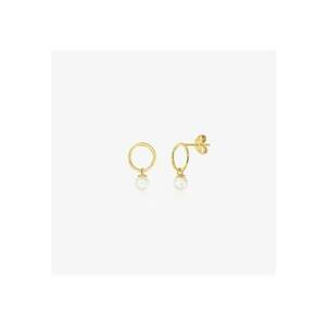 Cercei din aur Mini Studs - Perle naturale imagine