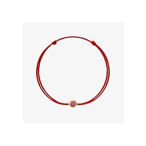 Bratara snur din argint Birthstone May - Onix Verde imagine