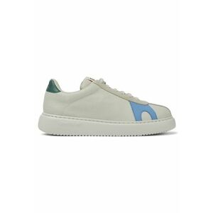 Pantofi sport de piele K21 Twins - Alb/Verde/Albastru deschis imagine