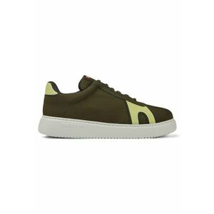 Pantofi sport cu garnituri de piele Runner K21 8565 - Negru/Galben imagine