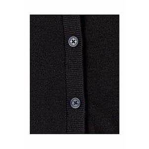 Cardigan dama - Negru - 100% bumbac - Negru imagine