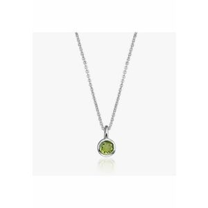 Colier din argint Birthstone August - Peridot imagine