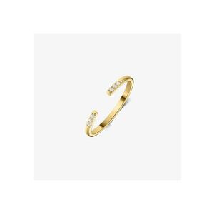 Inel din argint Golden Open Ring - Zirconiu imagine